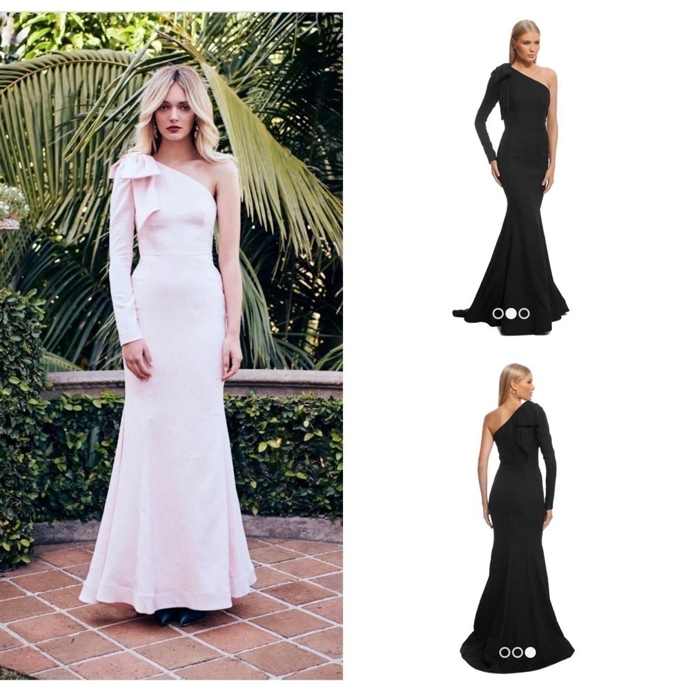 Rebecca Vallance Gown NWT Harlow One Shoulder Gown Maxi Mermaid Dress 0 new